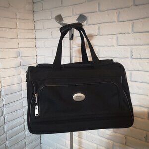 American Tourister Black Carry On / Overnight / Travel Bag